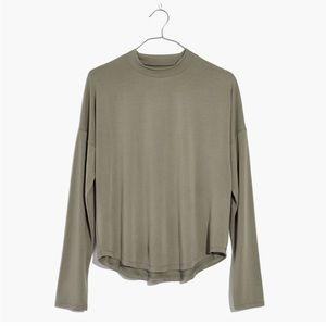 Madewell Sandwashed Mockneck Top